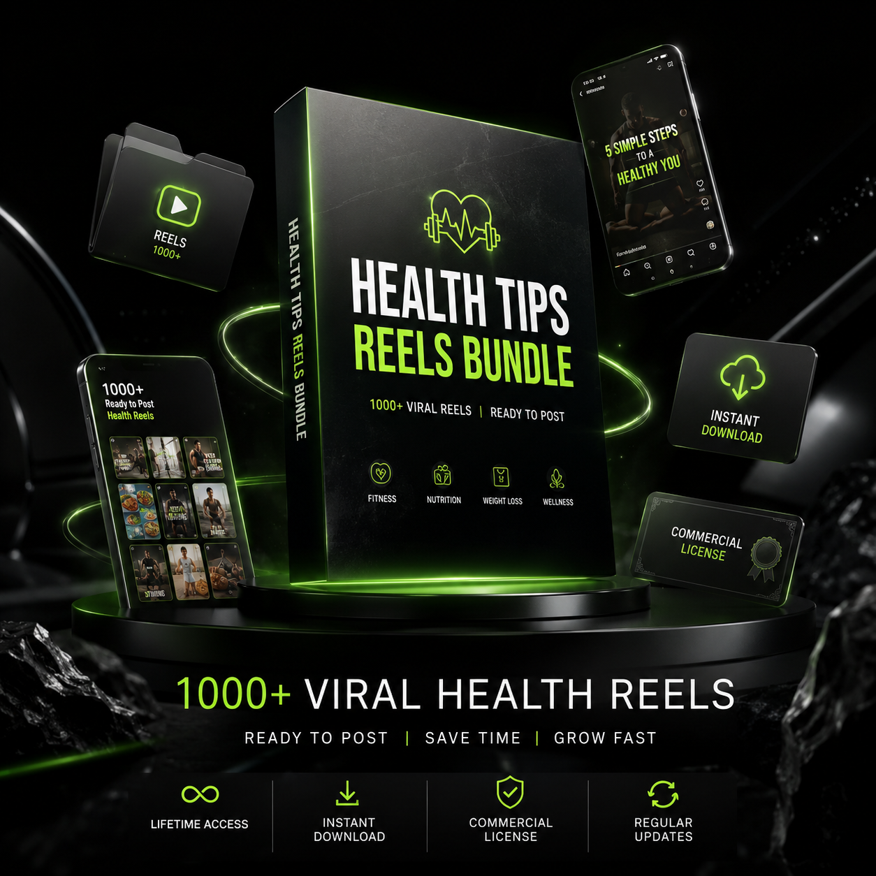 HEALTH TIPS REELS BUNDLE